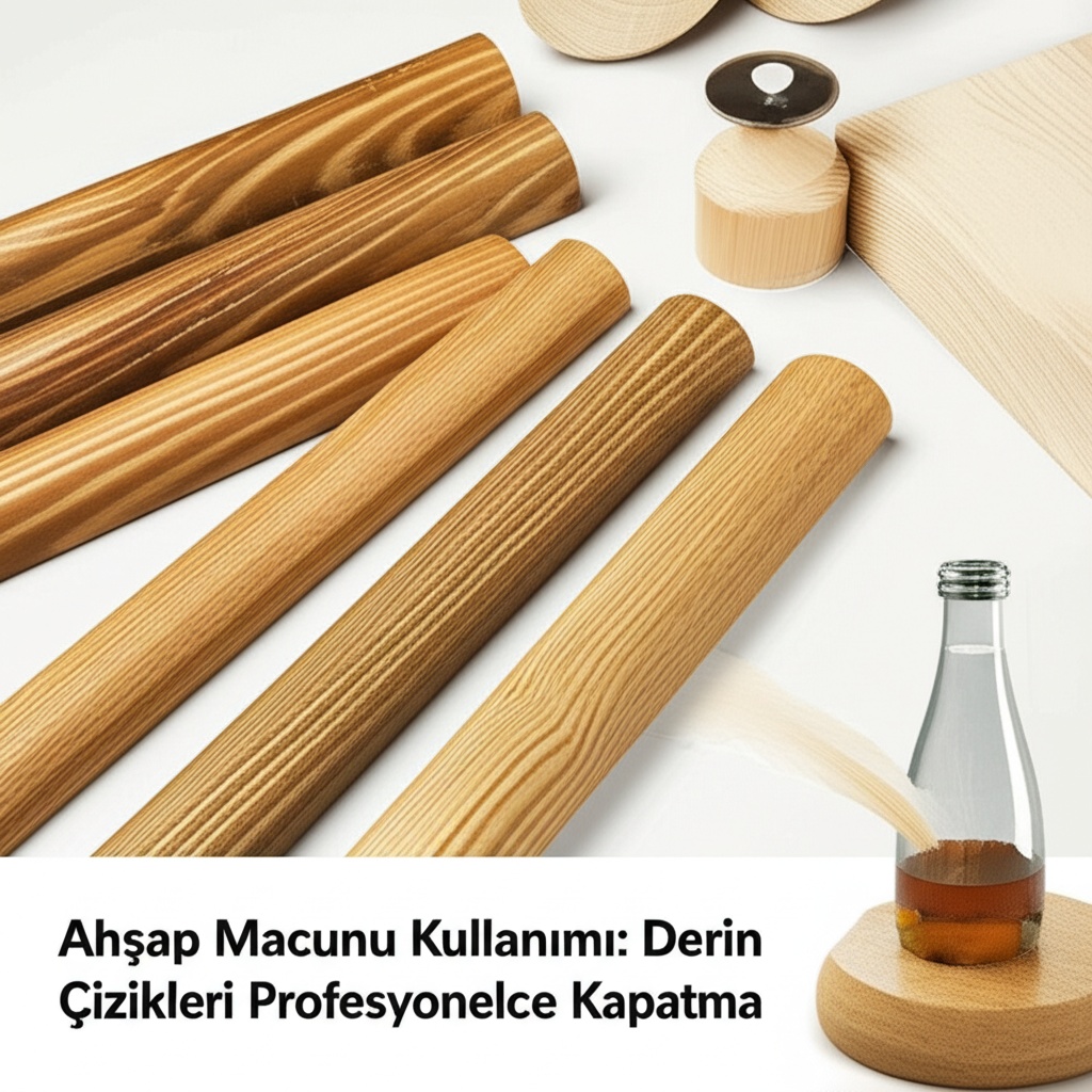 Ahşap Macunu Kullanımı: Derin Çizikleri Profesyonelce Kapatma