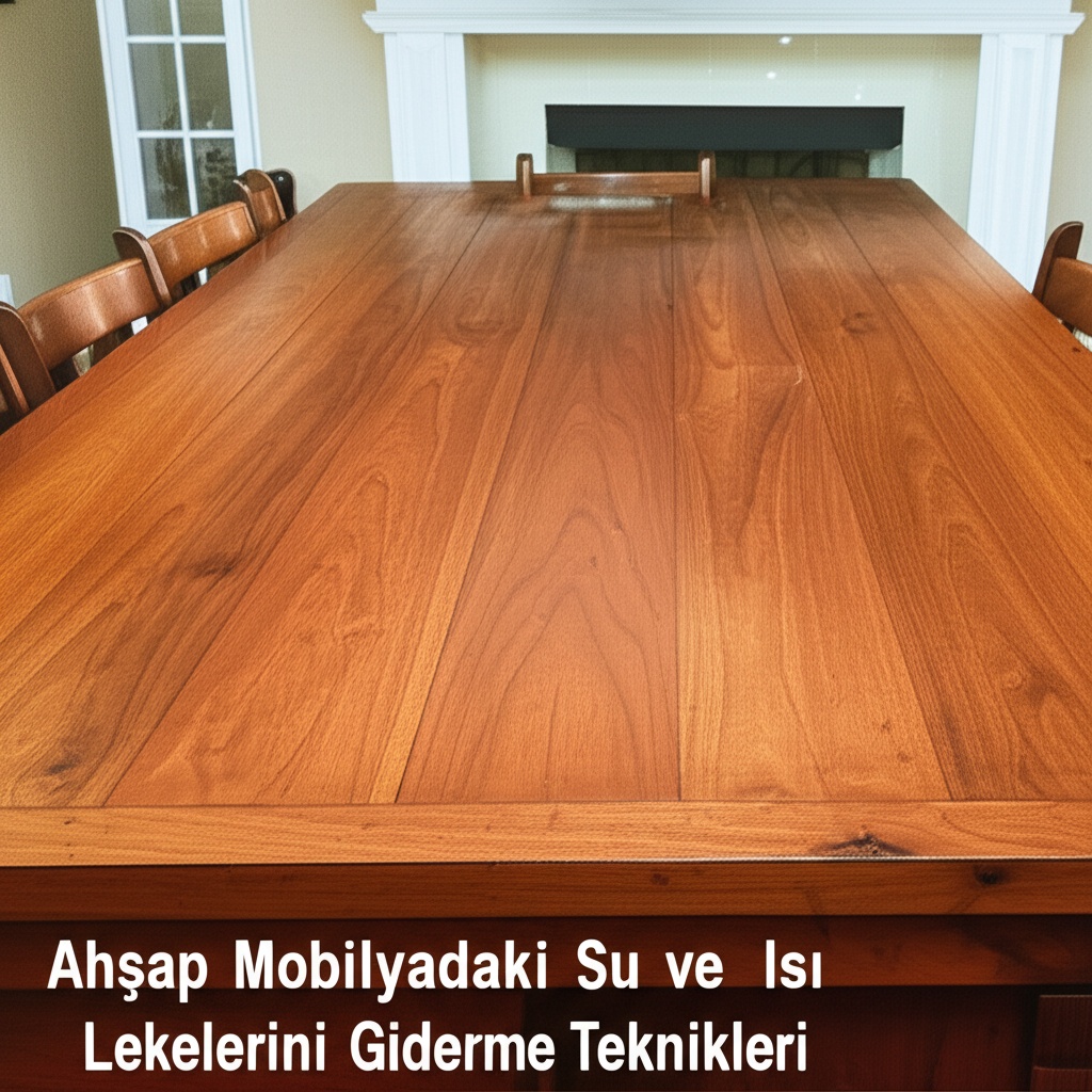 Ahşap Mobilyadaki Su ve Isı Lekelerini Giderme Teknikleri