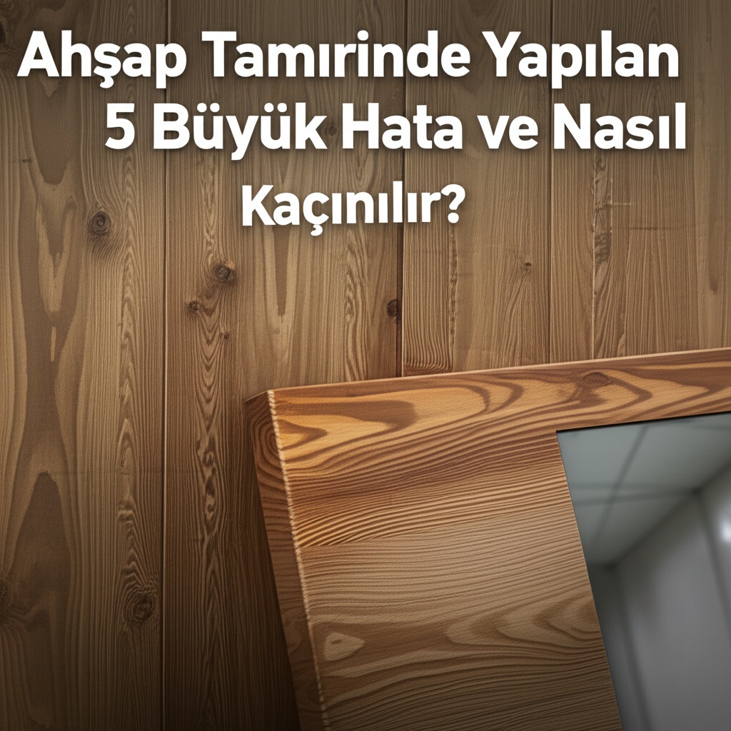 Ahşap Tamirinde Yapılan 5 Büyük Hata ve Nasıl Kaçınılır?