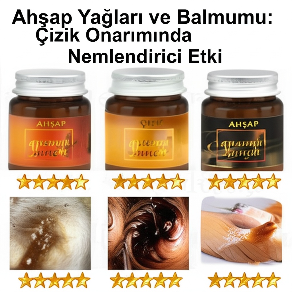 Ahşap Yağları ve Balmumu: Çizik Onarımında Nemlendirici Etki