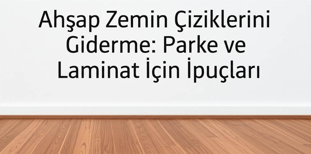 Ahşap Zemin Çiziklerini Giderme: Parke ve Laminat İçin İpuçları