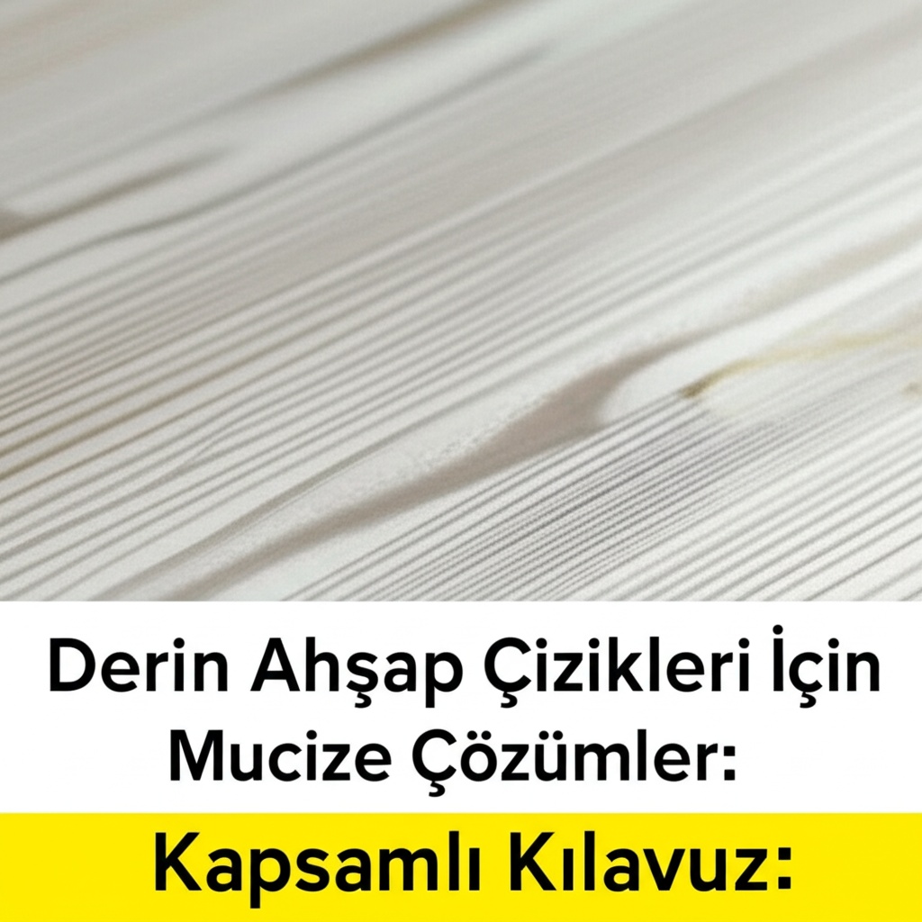 Derin Ahşap Çizikleri İçin Mucize Çözümler: Kapsamlı Kılavuz