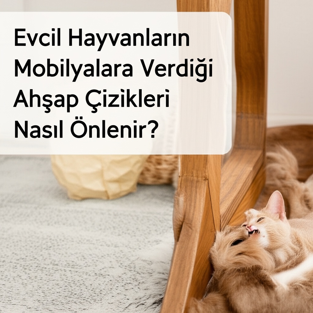 Evcil Hayvanların Mobilyalara Verdiği Ahşap Çizikleri Nasıl Önlenir?