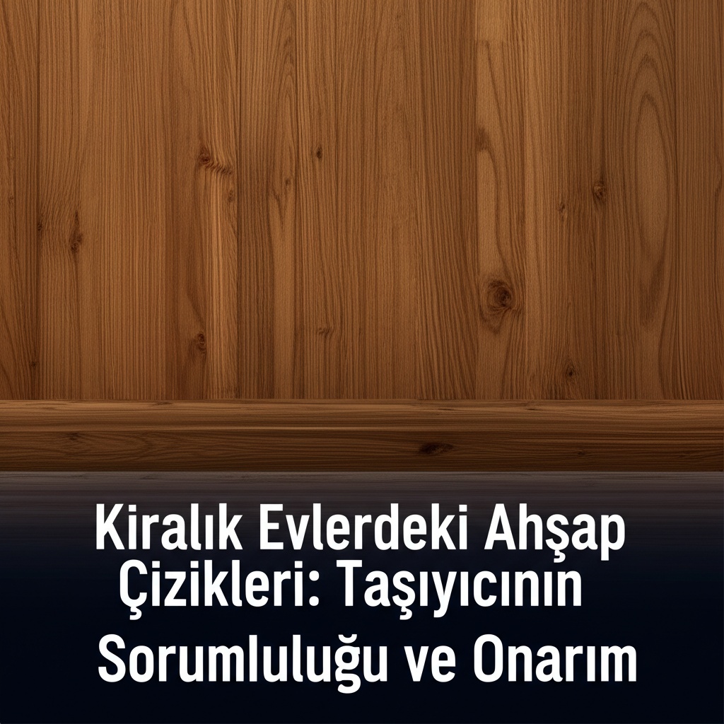 Kiralık Evlerdeki Ahşap Çizikleri: Taşıyıcının Sorumluluğu ve Onarım