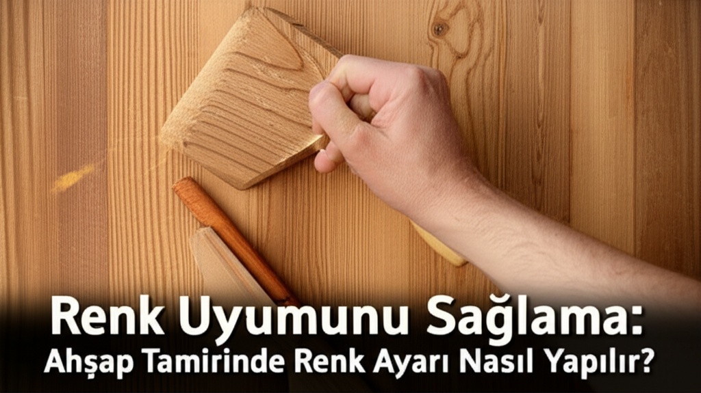 Renk Uyumunu Sağlama: Ahşap Tamirinde Renk Ayarı Nasıl Yapılır?