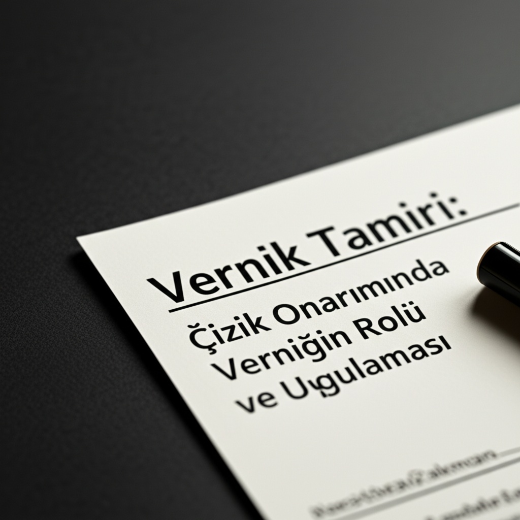 Vernik Tamiri: Çizik Onarımında Verniğin Rolü ve Uygulaması