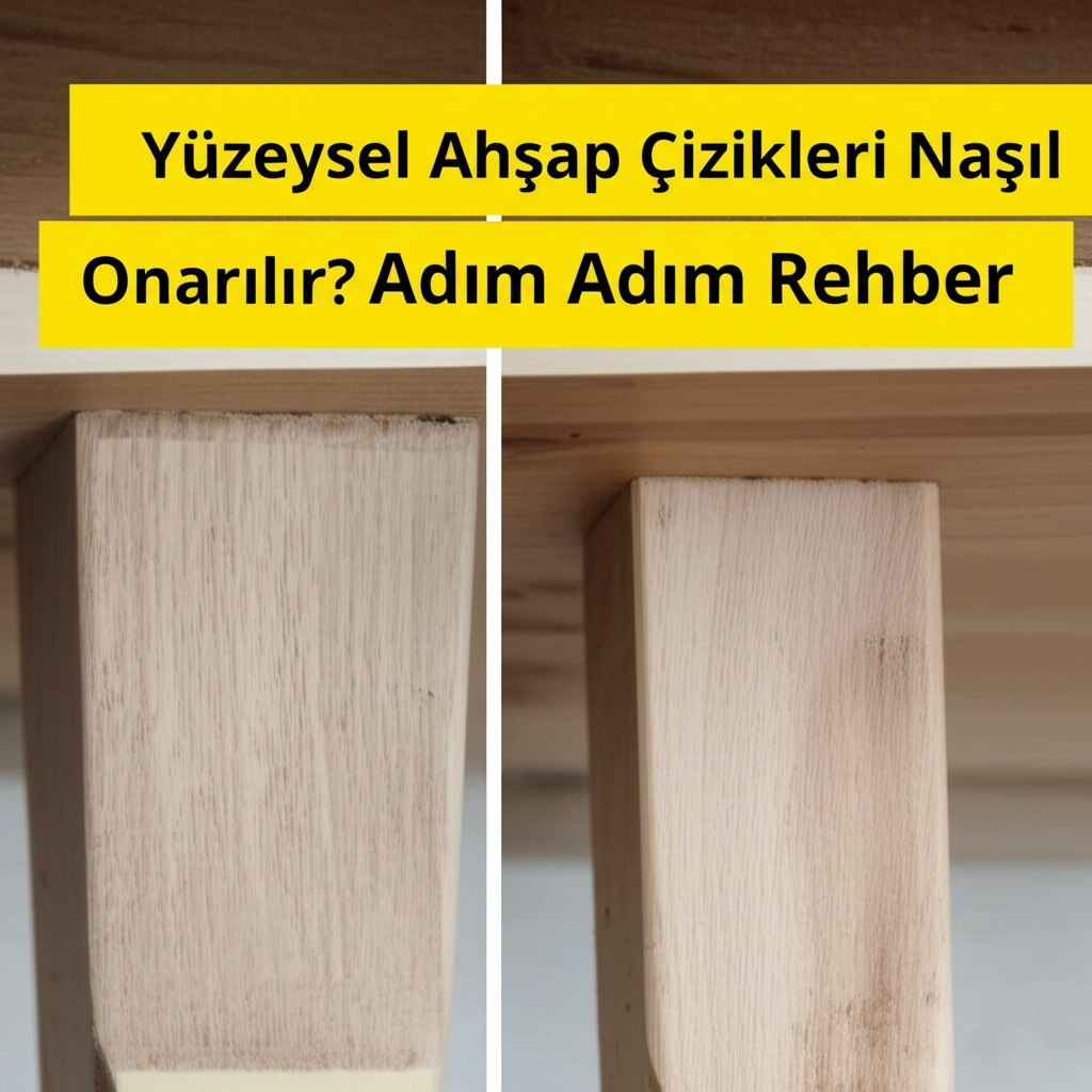 Yüzeysel Ahşap Çizikleri Nasıl Onarılır? Adım Adım Rehber